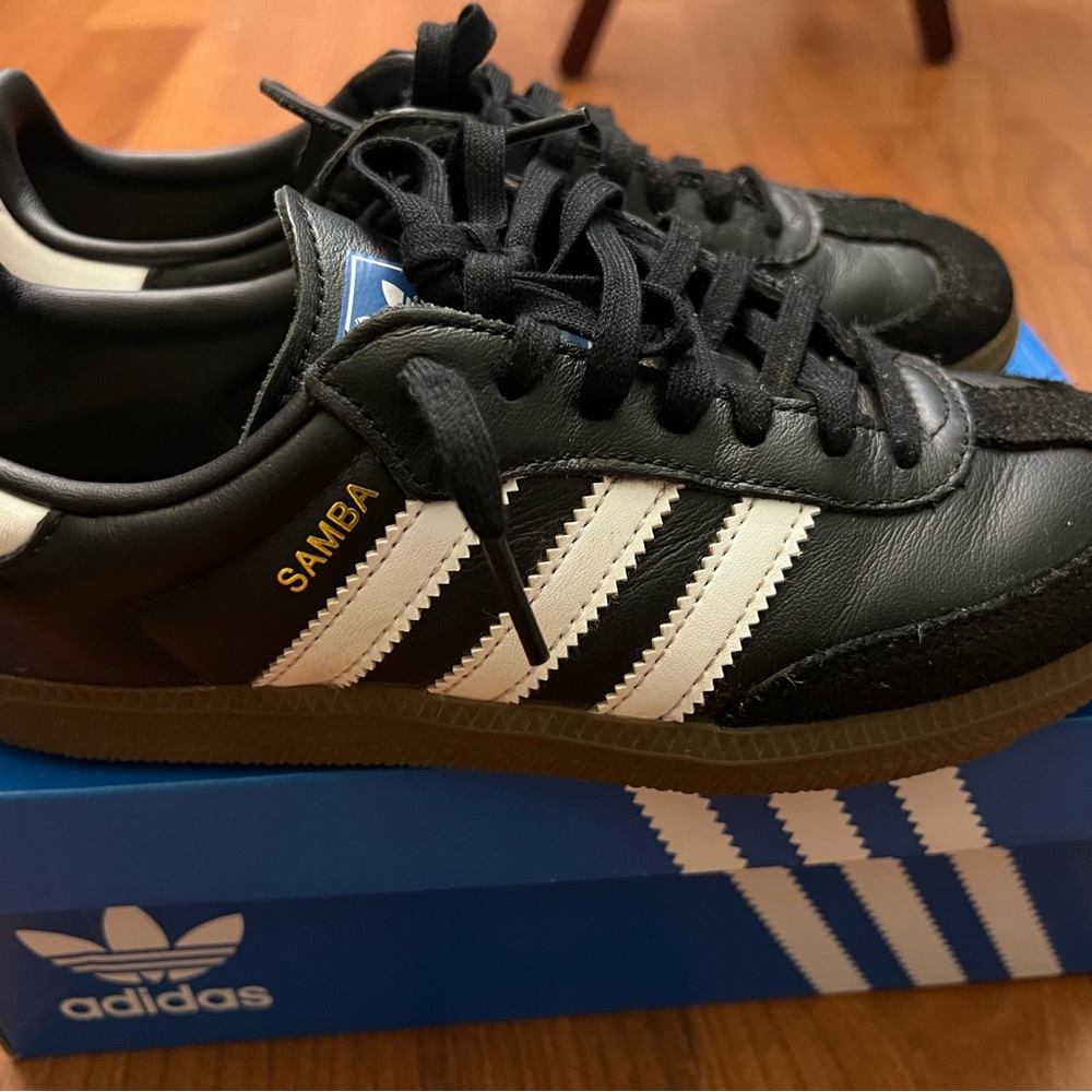 Adidas Samba Black and White Shoes